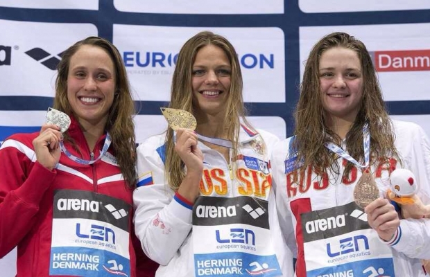 Юлия Ефимова выиграла "золото" на Чемпионате Европы в командной эстафете
